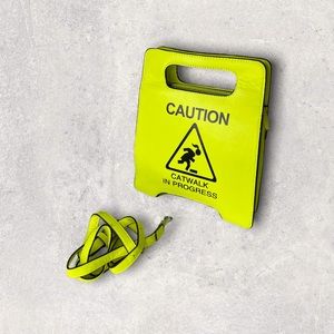 “FLUOR” handbag caution sing limited edition